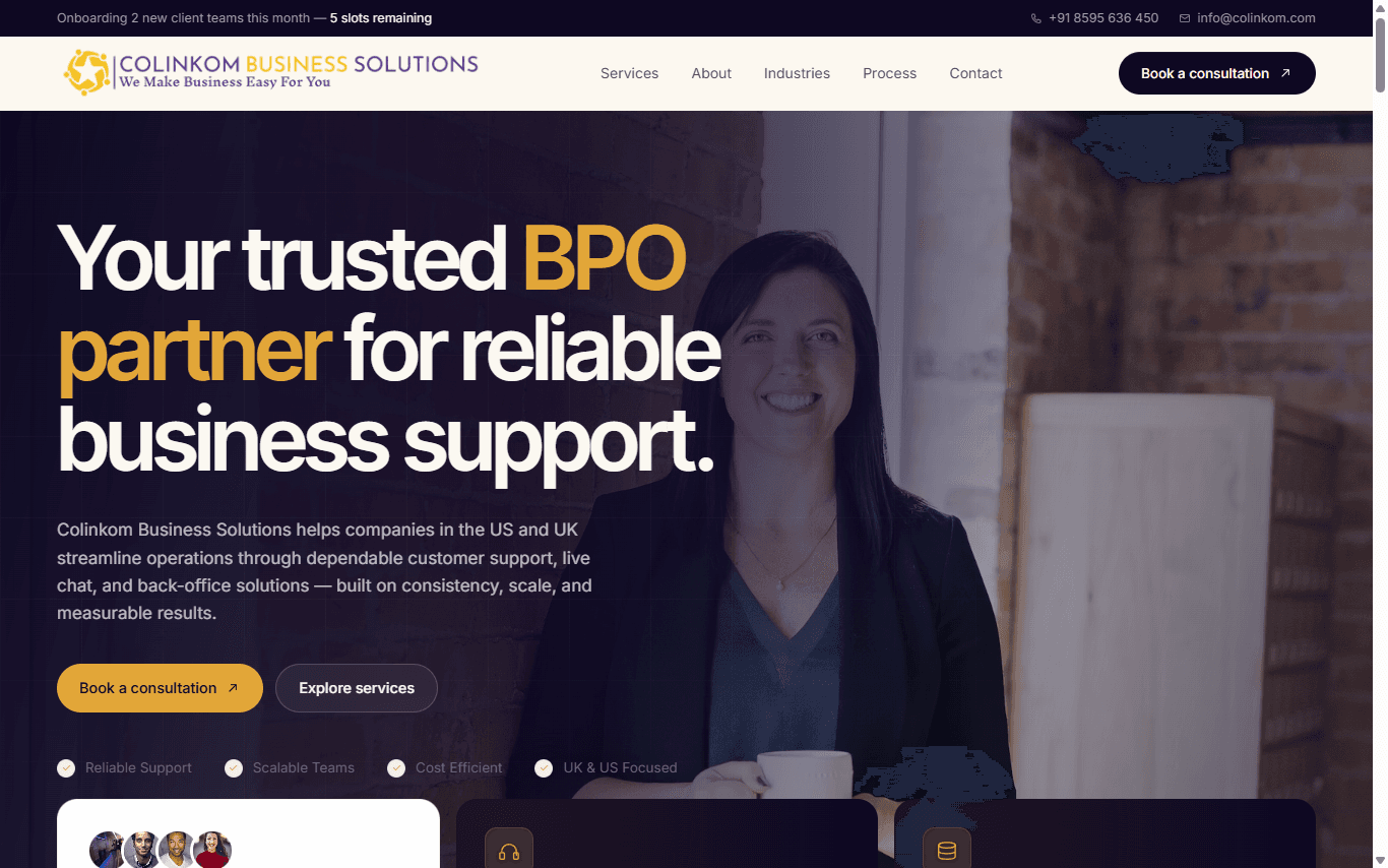 Colinkom Business Solutions screenshot